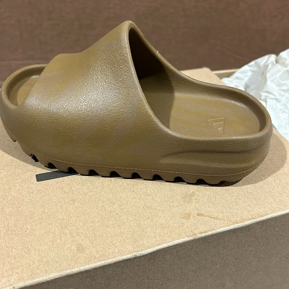 Kids brand new Yeezy slides